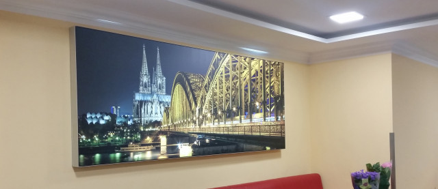 Rahmenlose Textilspannrahmen